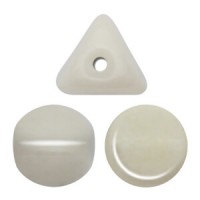 Ilos par Puca® kralen Opaque white ceramic look 03000-14400
